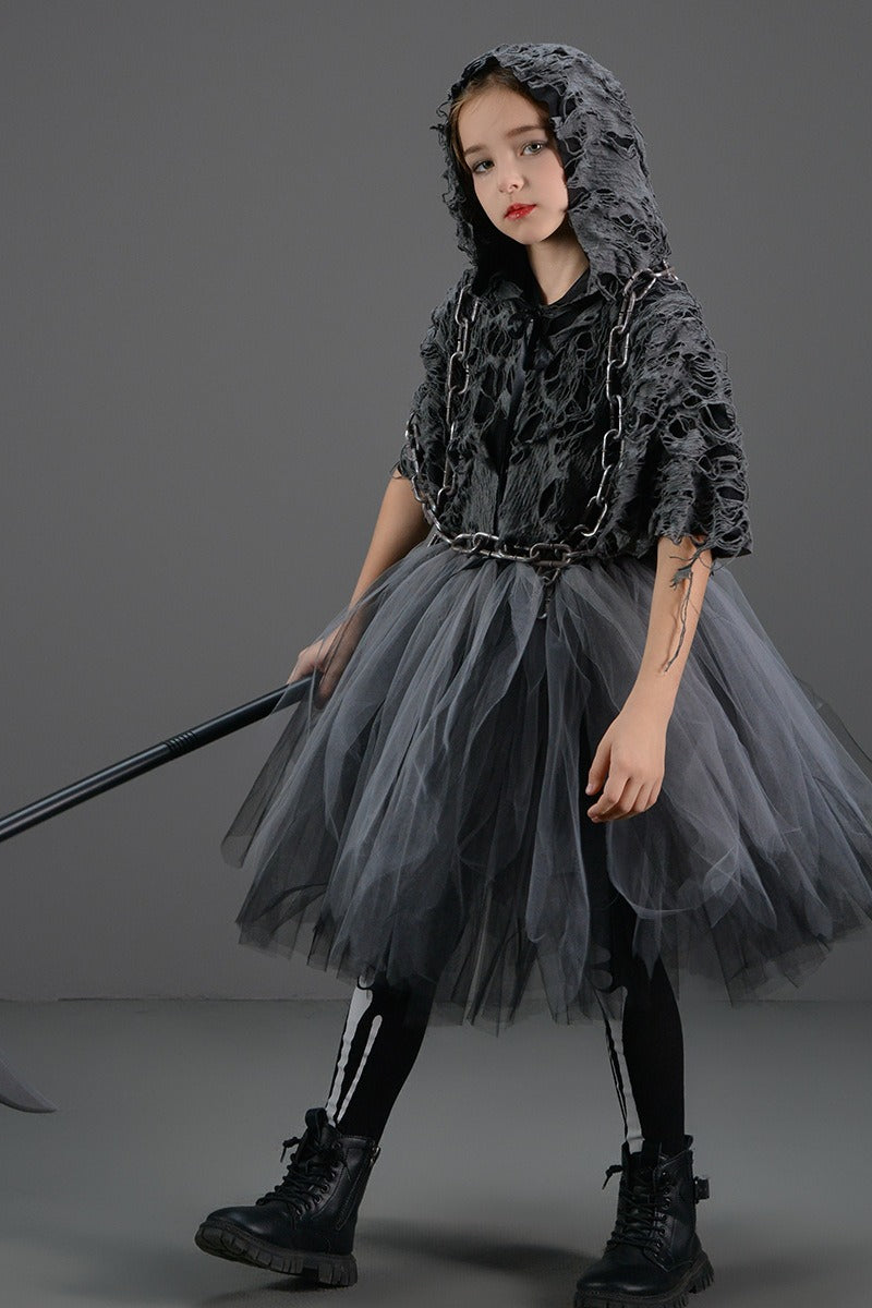 Dark Reaper Tutu Kid Halloween Costume Secondary image