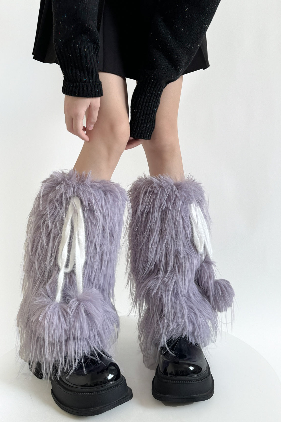 Fluffy Tassel Leg Warmer Socks