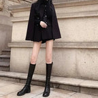 Black Hooded Cloak