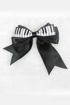 Gothic Piano Key Bow Hair Accs