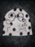 Y2K Street Polka Dot Dome Knit Hat