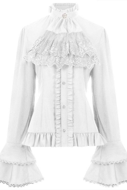 Ruffled Victorian Steampunk Blouse Secondary image