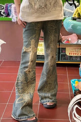 Harajuku Street Wear Flare Pants