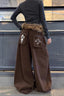 Y2K Elastic Double Waist Printed Casual Pants