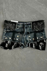 American Retro High Waist Hot Shorts
