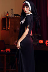Zombie Demon Nun Dress Halloween Costume