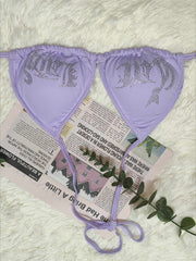 Rhinestone Y2K Cami Swimwear