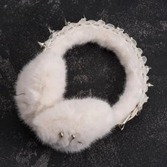 Harajuku Y2K Lace Rivet Earmuff