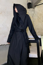 Men's Wizard Hood Over-Knee Cape Coat