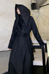 Men's Wizard Hood Over-Knee Cape Coat
