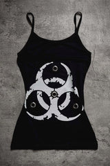 Cross Skull Graphic Vintage Y2K Dark Street Tank Top