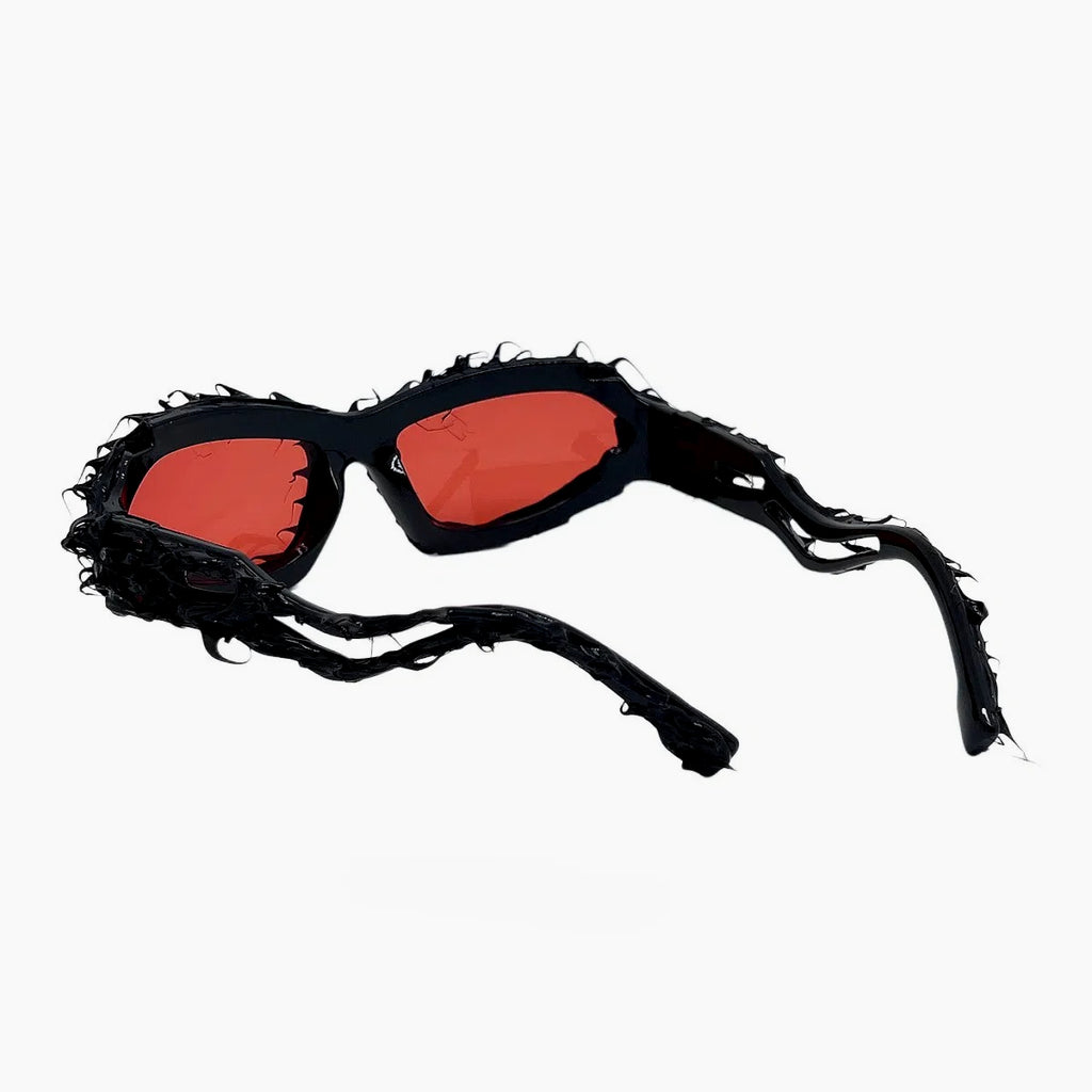 Futuristic Punk Y2K Irregular Glasses