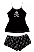 Skull Print Cami Top And Shorts Set