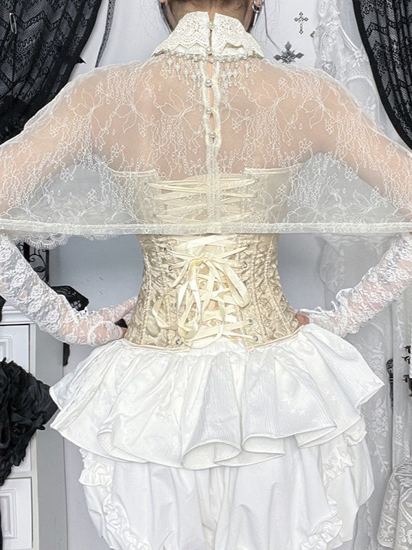 Dark Lace Gothic Cloak