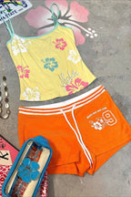 Drawstring Beach Hot Pants