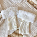Autumn Winter Plush Knit Pile JK Calf Socks