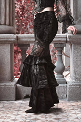 Halloween Lace Fishtail Skirt