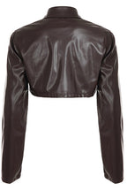 Cropped Biker Zip Jackets