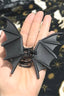 Matte Black Bat Claw Hair Accs