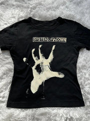 Grunge Retro Distressed Heavy Cotton T-shirt