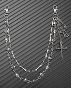 Dark Street Metal Skull Waist Chain