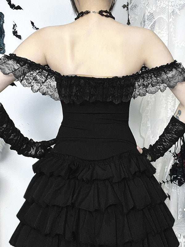 Dark Gothic Tube Corset