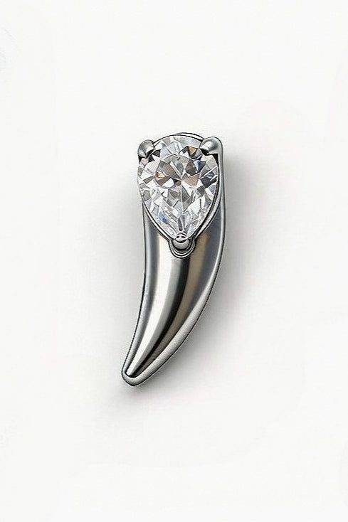 Shiny Angel Wing Lip Stud Secondary image