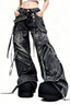 Multi-Pocket Strap Cargo Jeans