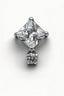 Zircon Angel Wing Lip Stud