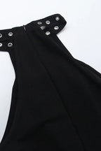 Corn Halter Bandage Sleeveless Mini Dress