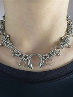 Dark Punk Heavy Craft Necklace