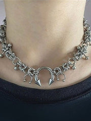 Dark Punk Heavy Craft Necklace