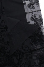 Dark Style Halter Bag Hip Maxi Dress