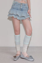 Y2K Color Block Thin Socks