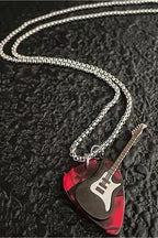 Punk Rock Guitar Pick Necklace