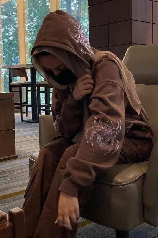 Y2K Graphic Zip Up Hoodie Secondary image