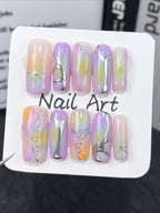 Y2K Metallic Dreamy Press On Nails