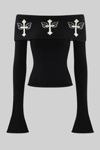Black Punk Dark Knit T-shirt