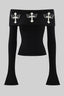 Black Punk Dark Knit T-shirt