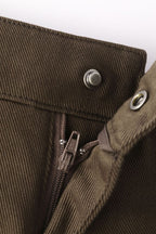 Double-Button Hot Pants