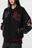 Letter Patch Snap Front Varsity Jackets