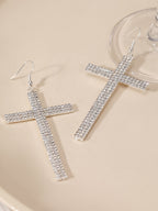 Gothic Exaggerated Full Diamond Earrings