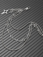Rock Four-Pointed Star Waist Chain