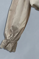 Off-Shoulder Lantern Sleeve Blouse