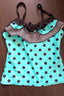 Polka Dot Bow Tank And Tiered Mini Skirt Set