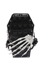 Skeleton Hand Coffin Crossbody Bags