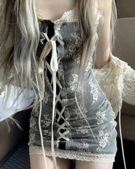 Red Spaghetti Strap Mini Dress