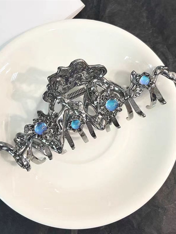 Cyber Y3K Metal Claw Hair Accs