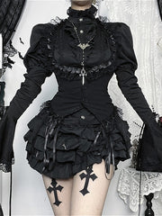 Dark Style Halter Vest Coat