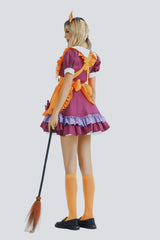 HalloweenPumpkin Print Lolita Maid Dress